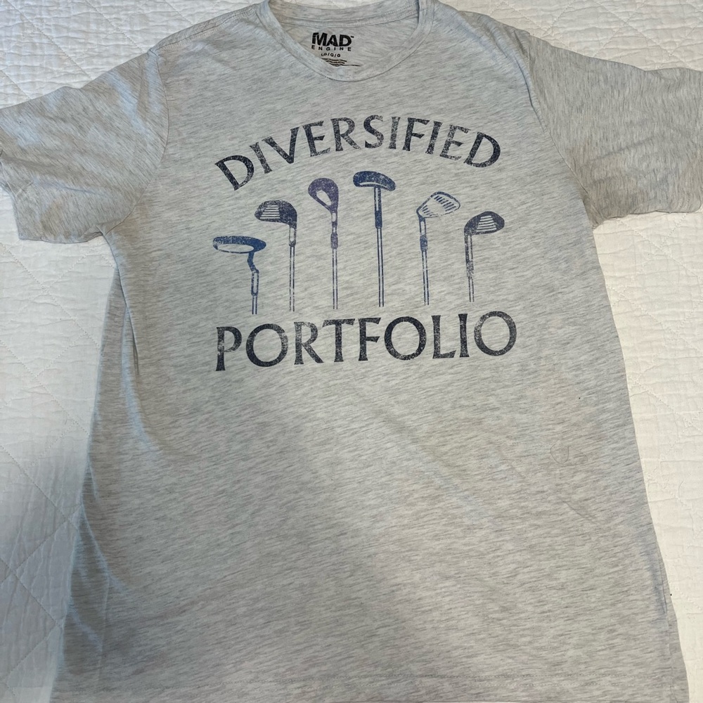 Life Is Good Diversified Portfolio Golf Graphic T-Shirt, Men’s Large